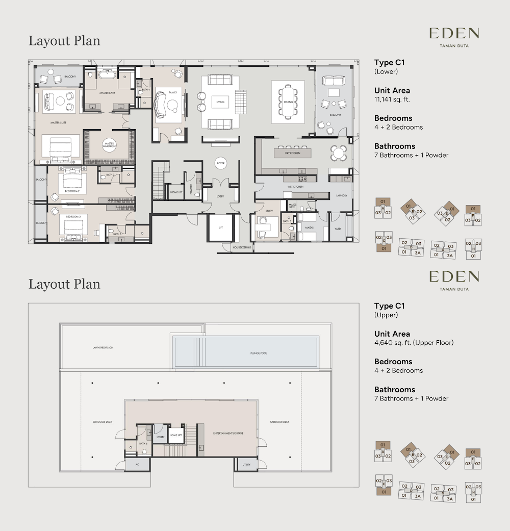EDEN Taman Duta floor plan