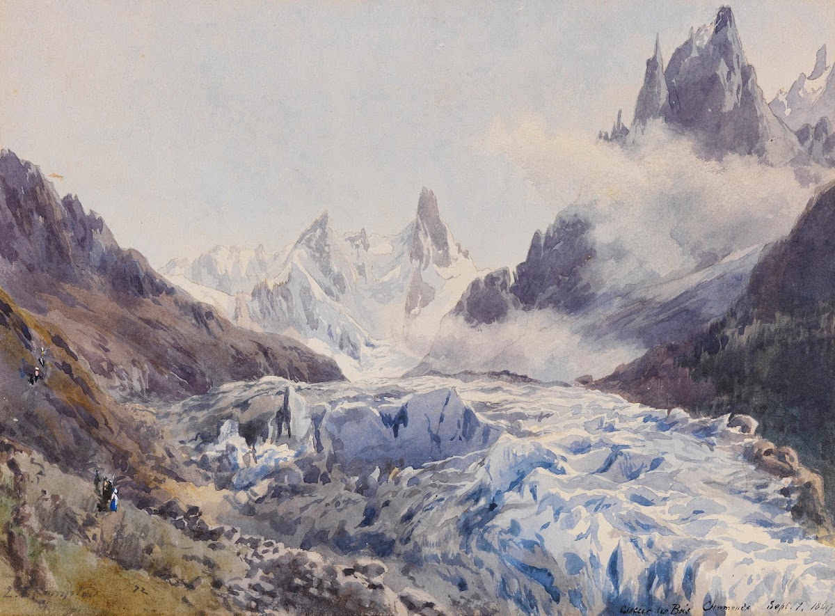 Glacier des Bois Chamonix 1869