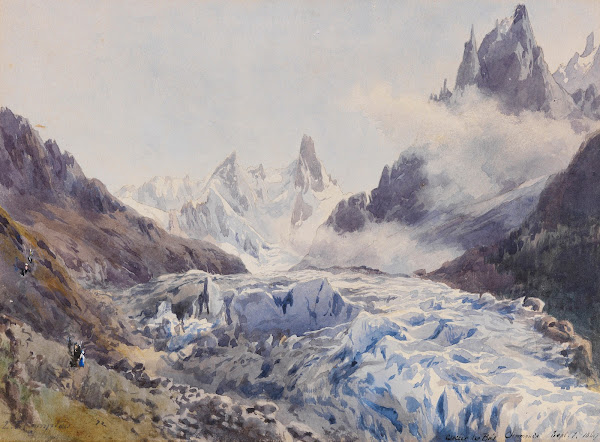 Glacier des Bois Chamonix 1869