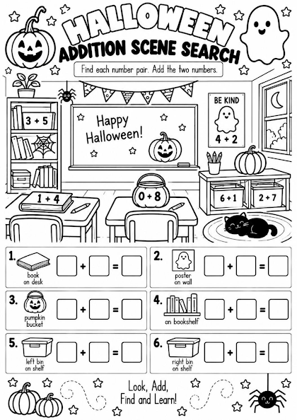 Halloween Addition Scene Search