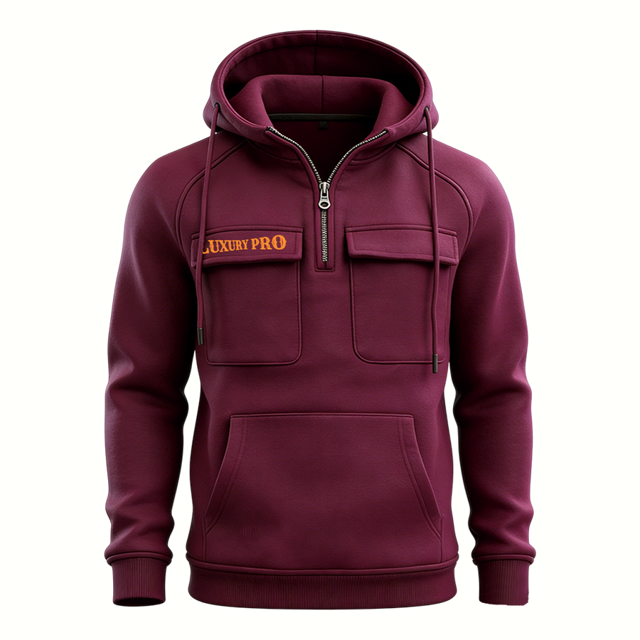 2D three pocket sweatshirt