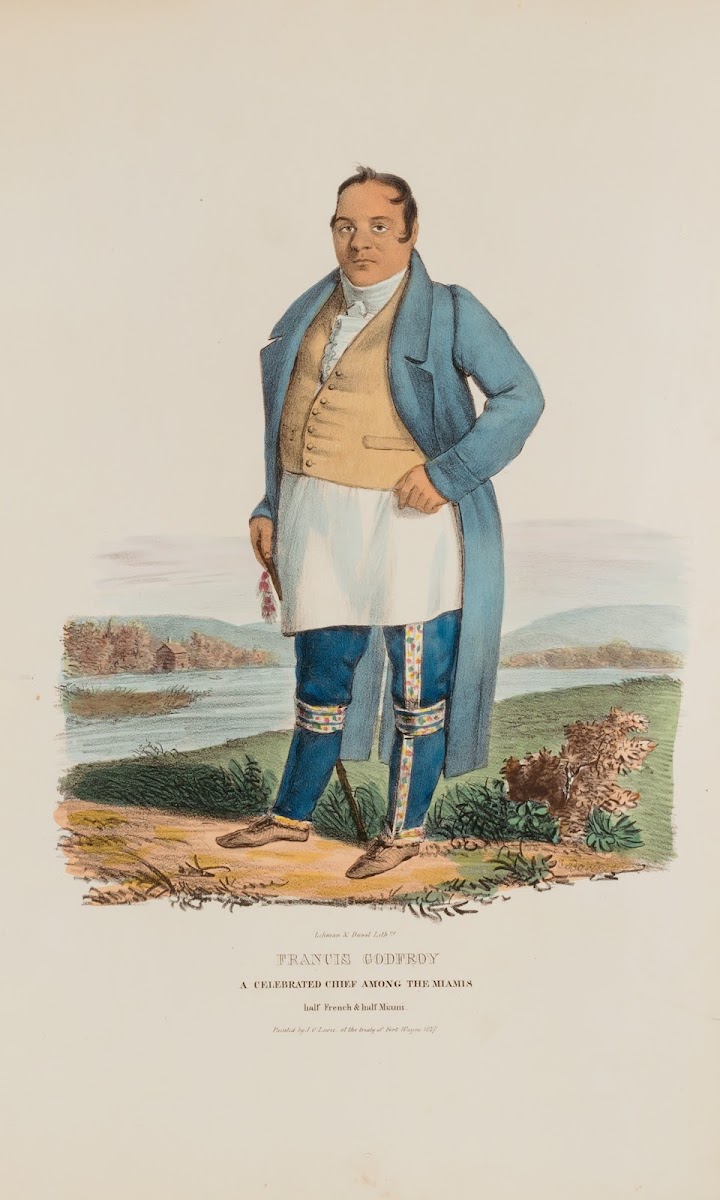 FRANCIS GODFROY A Celebrated Chief Among The Miamis 1835