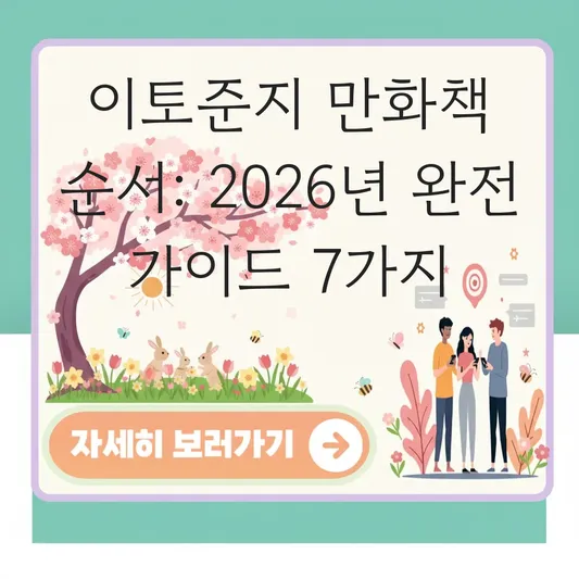 이토준지 만화책 순서 정확한 가이드