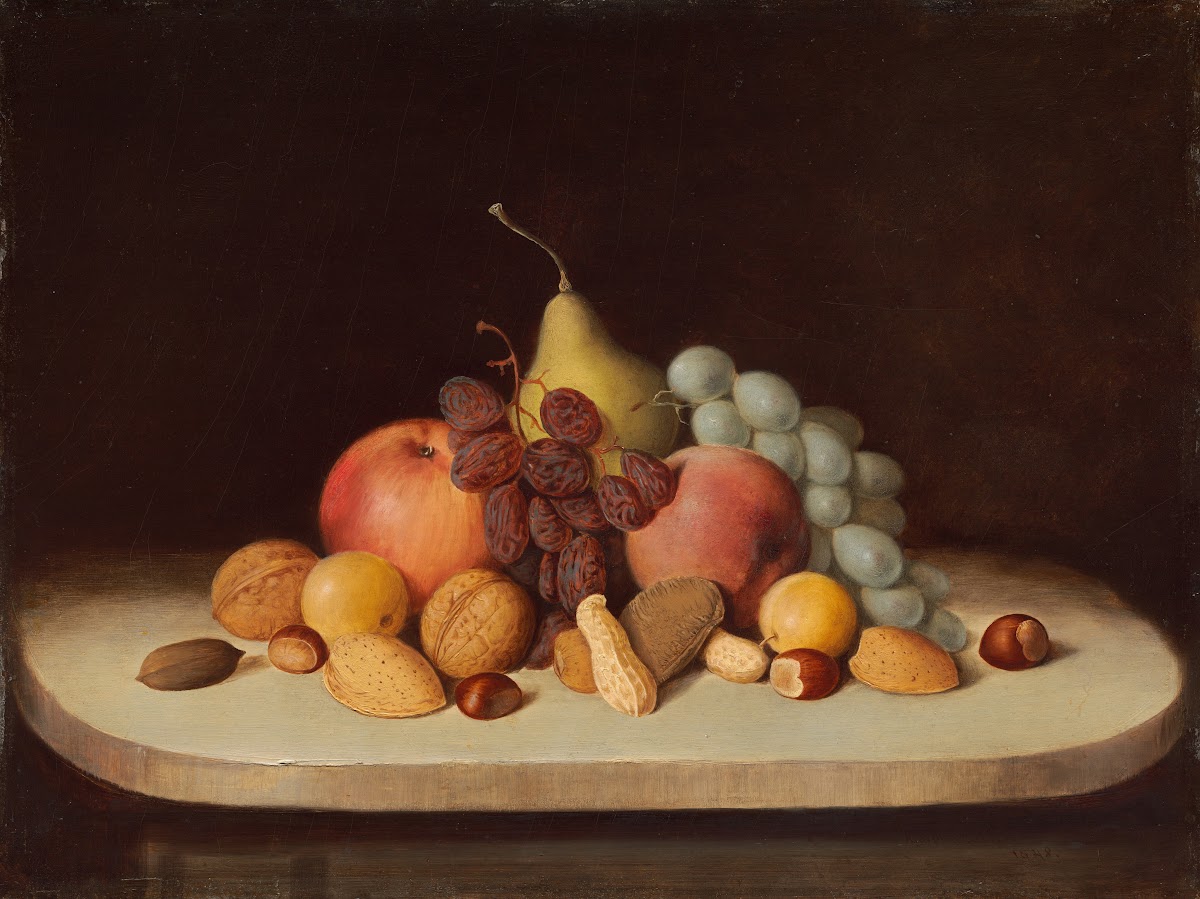 Still Life with Fruit and Nuts 1848