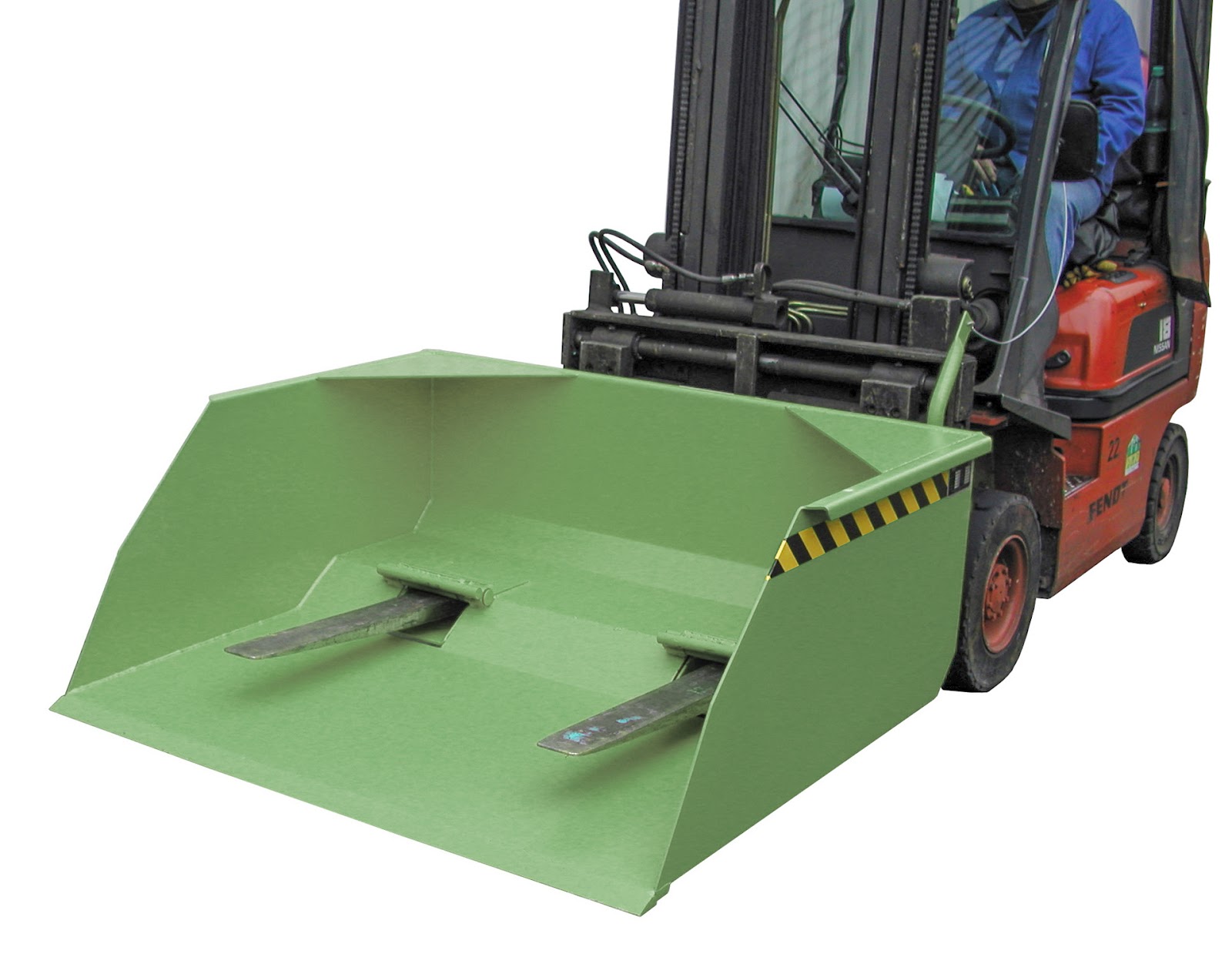 Shovel BSM 100, gelakt, Resedagroen