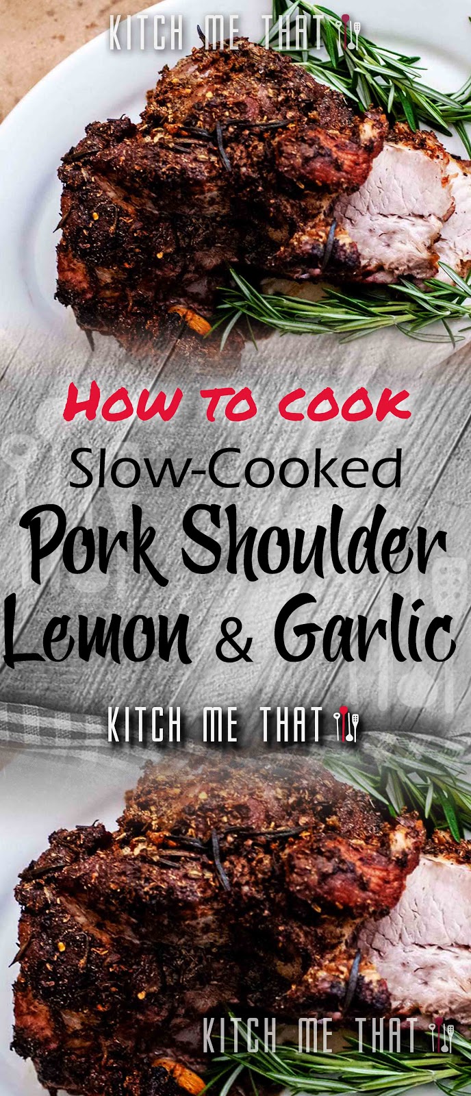 Slow-Cooked Pork Shoulder with Lemon and Garlic