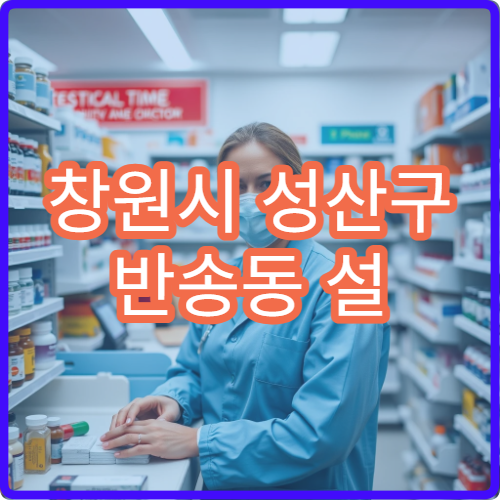 창원시 성산구 반송동 설 연휴 당번약국 늦게까지 여는 약국 정보