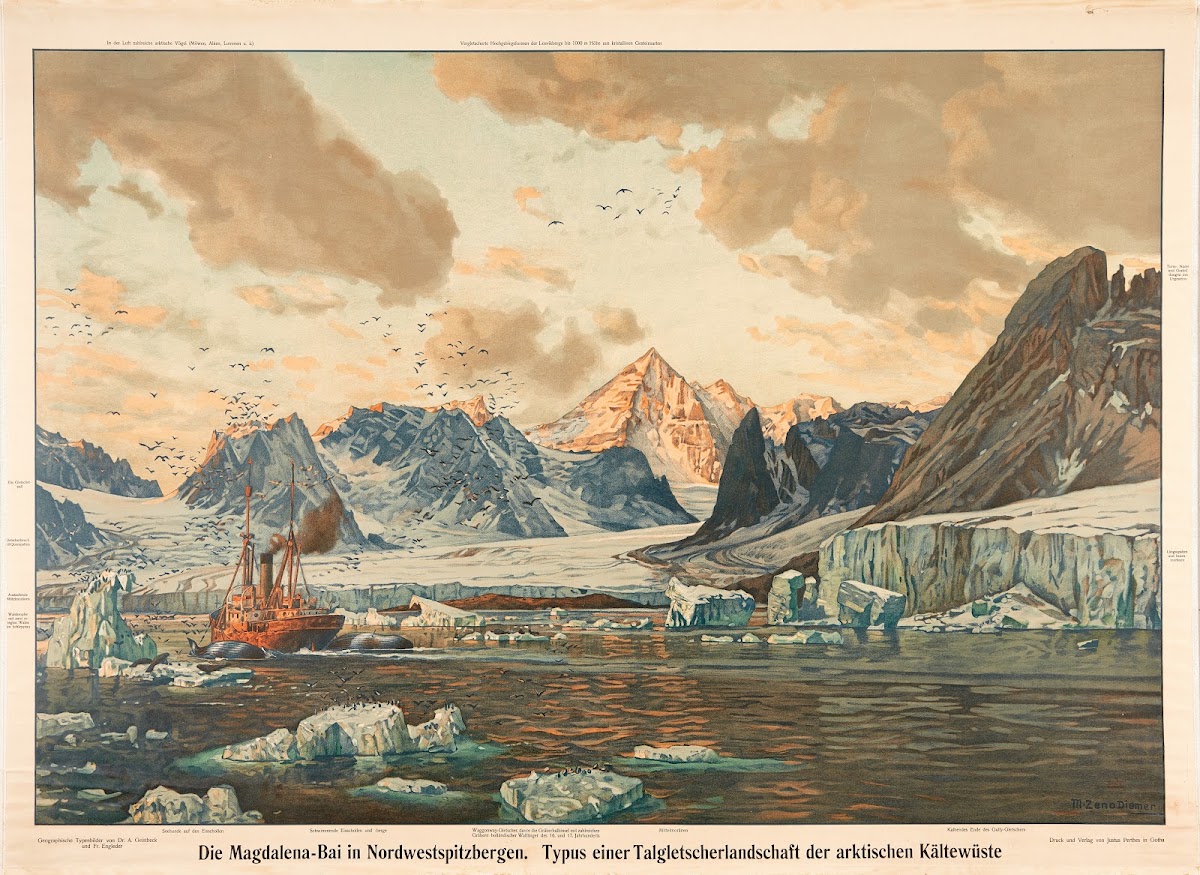Magdalenebugten on Northwest Spitsbergen 1911