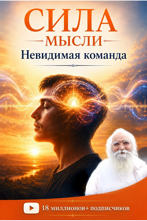Обложка книги «Сила мысли» — Power of Thought — Bapuji Dashrathbhai Patel