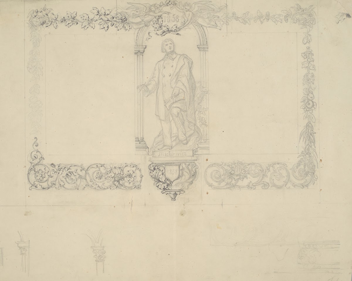 Projekt winiety dla wydawnicwtwa 1858