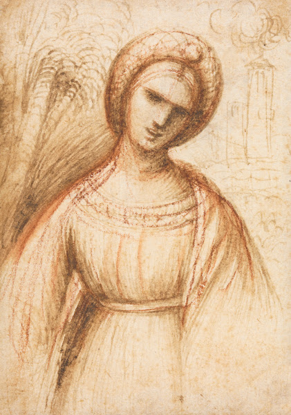 Lady in a Landscape recto c 1521