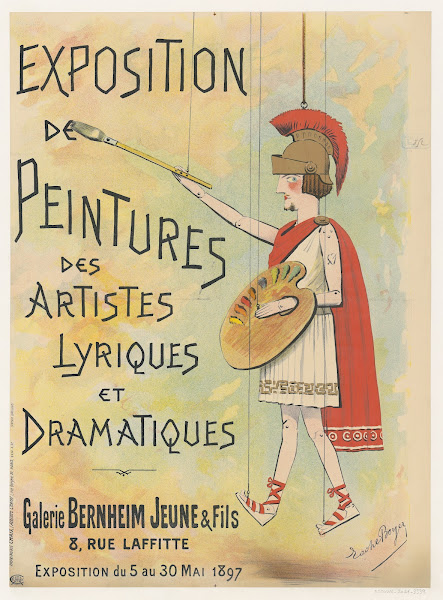 Exposition de peintures des artistes lyriques et dramatiques 1897