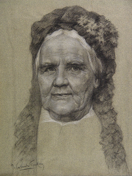 Portret van Johanna Desideria Courtmans  Berchmans