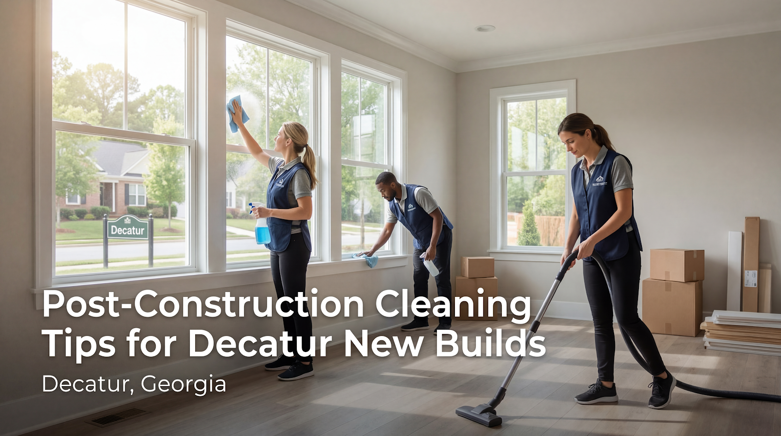Post-Construction Cleaning Decatur: Tips for New Builds