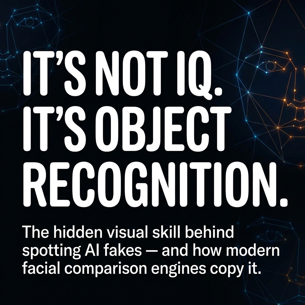 Why Some Investigators Spot AI Faces Instantly (It's Not IQ)
