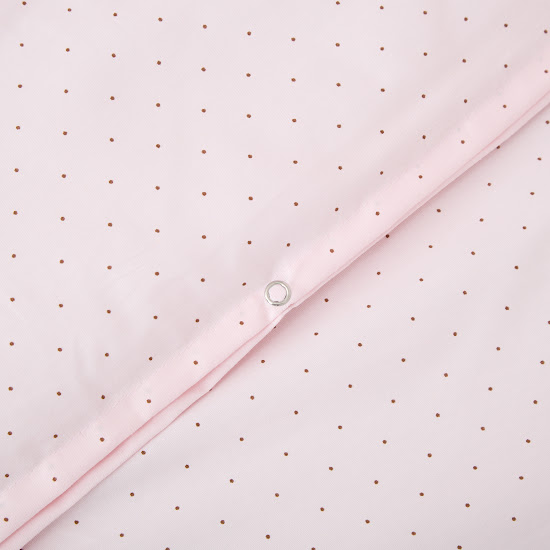 Детское сменное постельное белье 4 эл Twins Satin Limited Little dot розовый