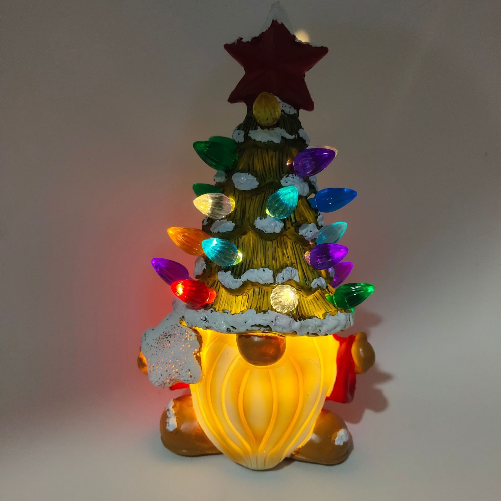 Christmas Gnome Sculpture made of Resin