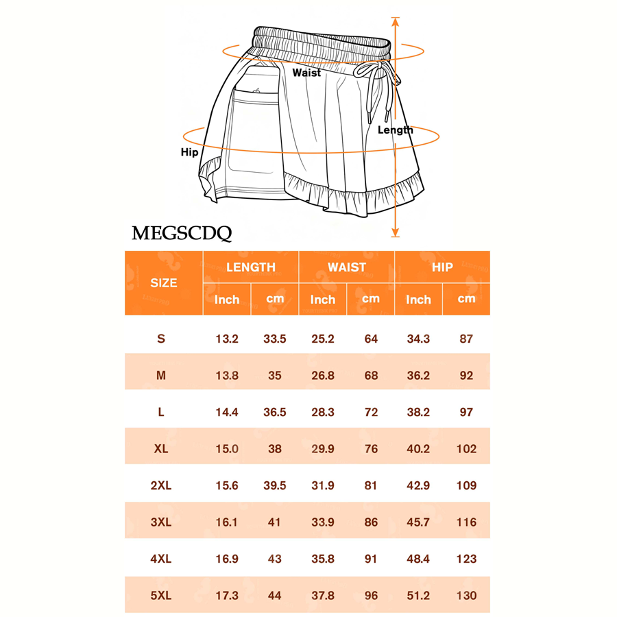 AOP double-layered short skirt