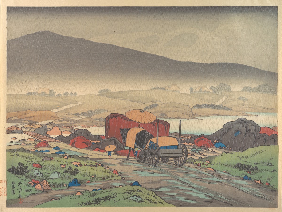 Rain at Yabakei 1918
