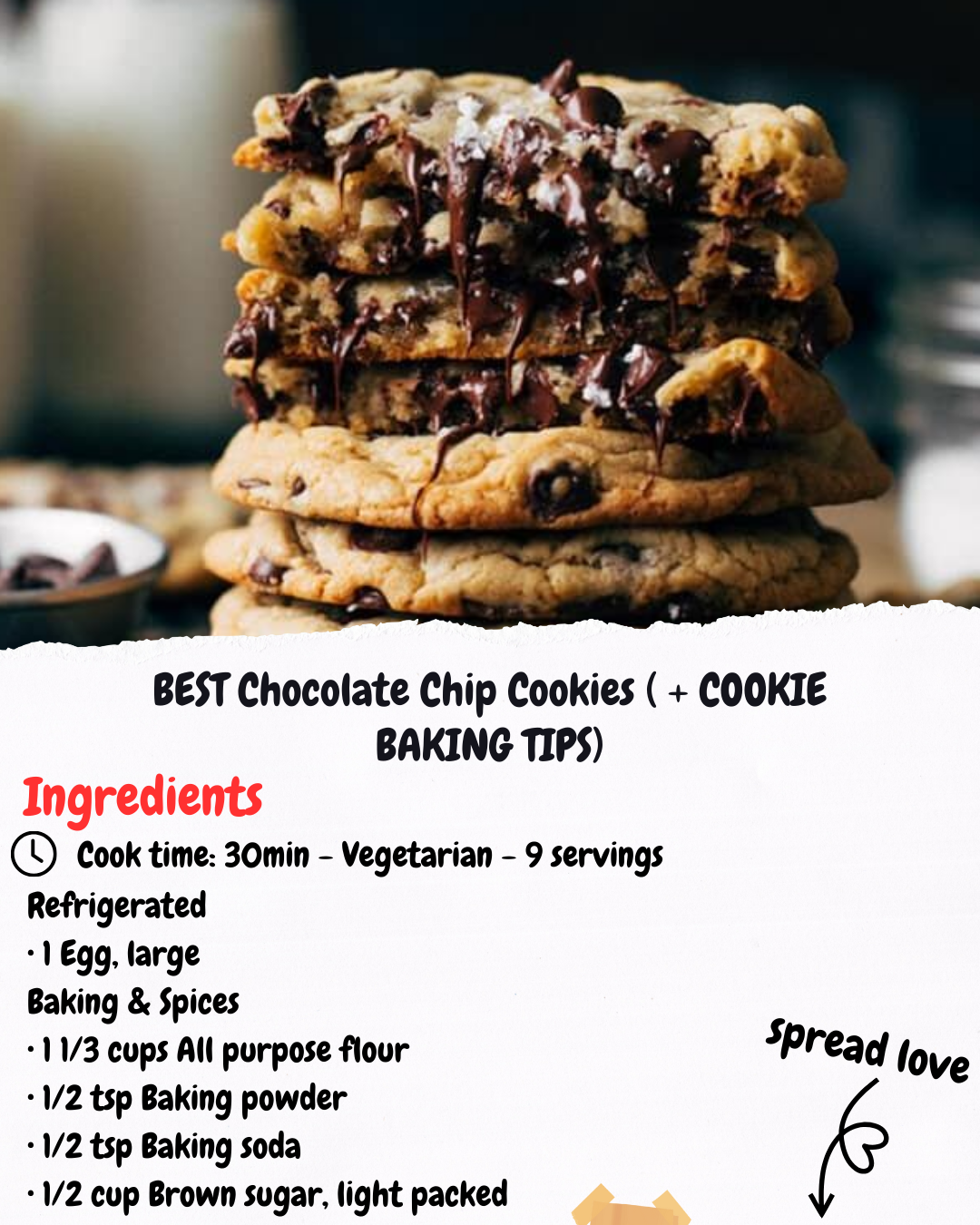 BEST Chocolate Chip Cookies ( + COOKIE BAKING TIPS)