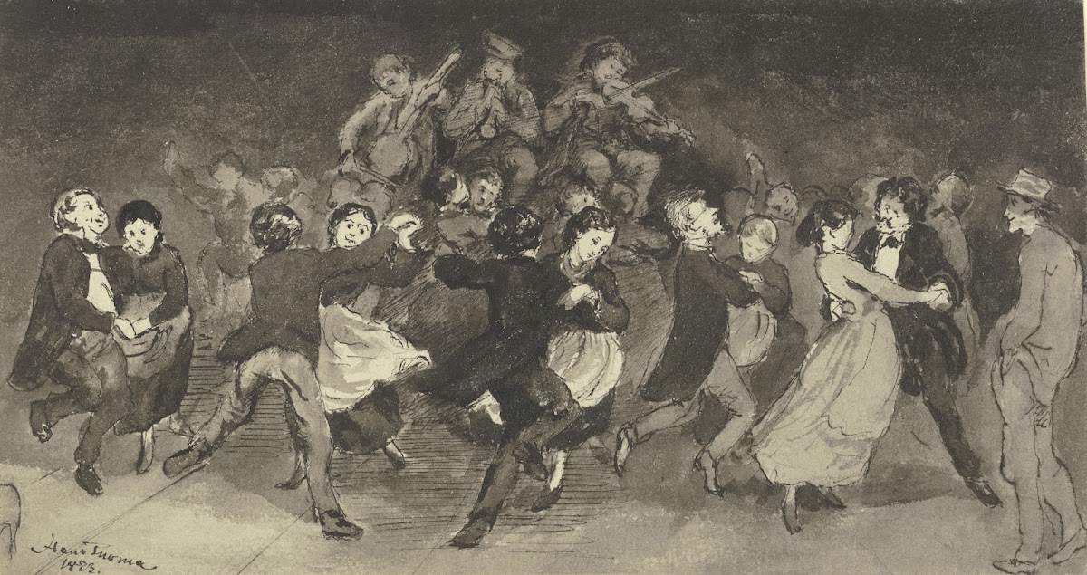 Dancing Couples in an Inn 1873