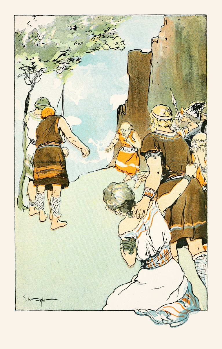 The little sprig of mistletoe pierced the heart of Balder 1901