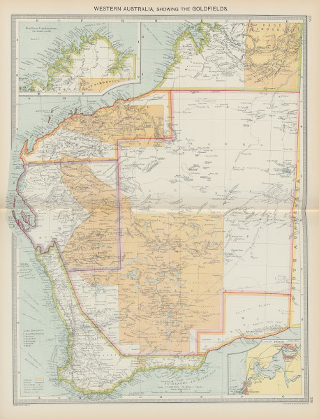 Western AustraliaShowing The Goldfields 1908