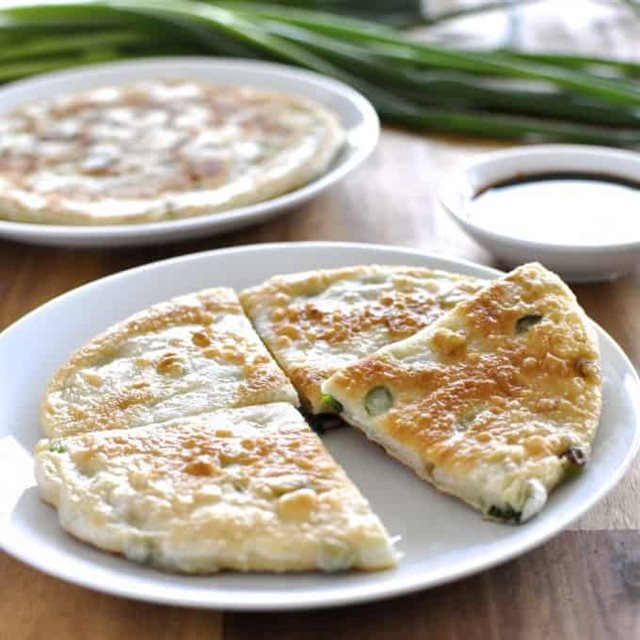 Bánh Pancake Hành Lá