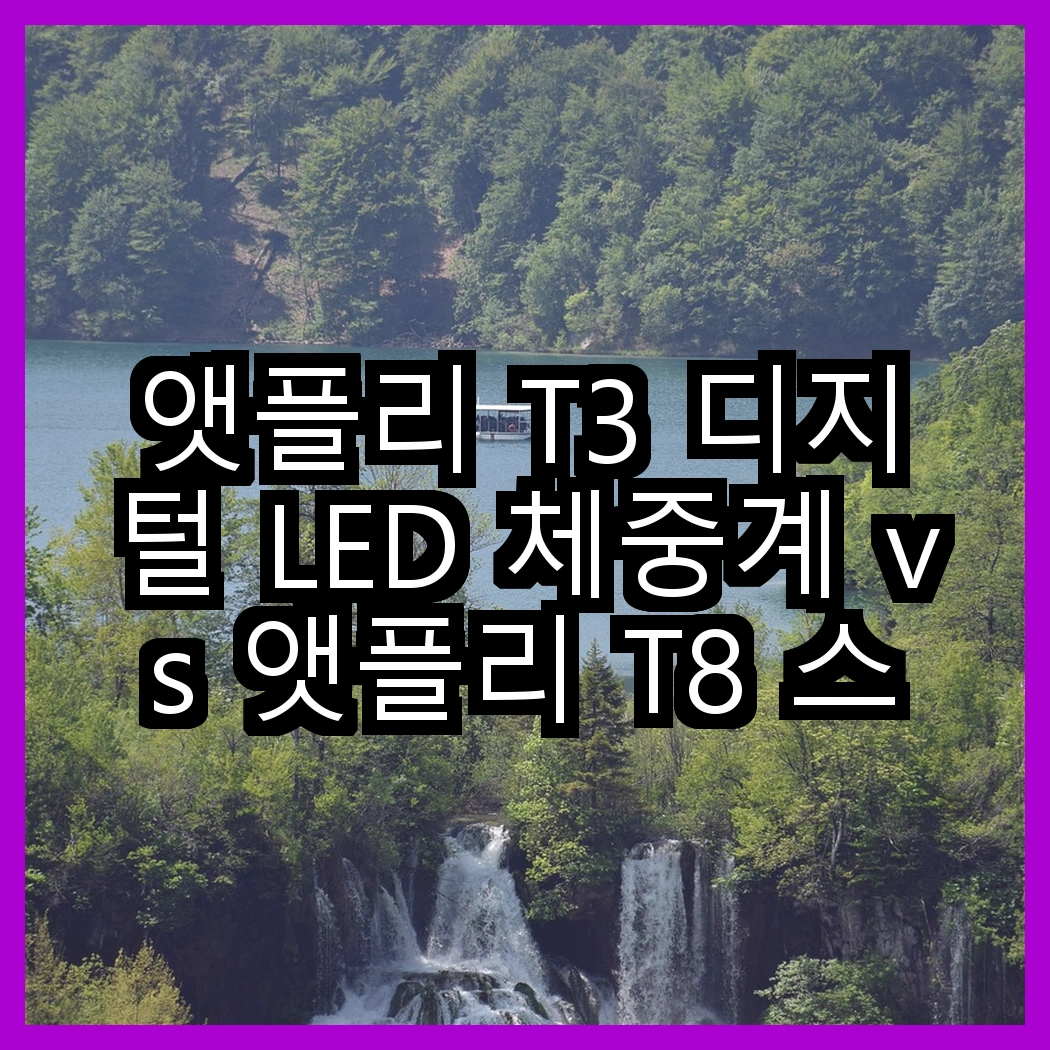 앳플리 T3 디지털 LED 체중계 vs 앳플리 T8 스마트 체성분 체중계, 어떤 선택이 더 현명할까? 썸네일