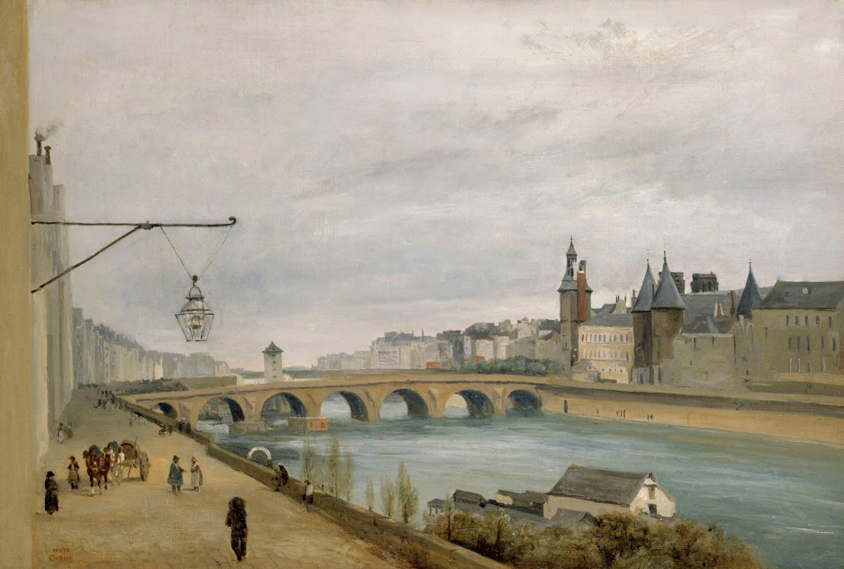 Le Pont au Change vu du quai de Gesvres 1830