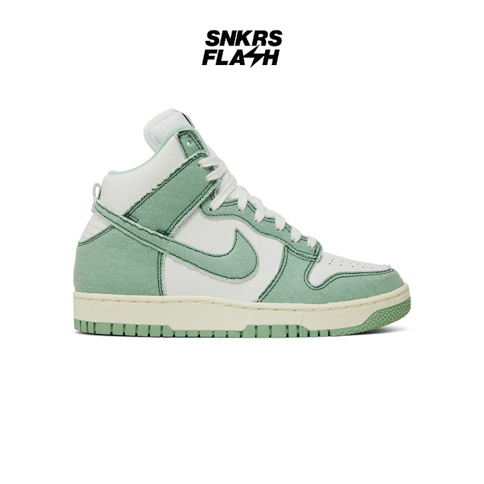 NIKE DUNK HI 1985 ENAMEL GREEN DENIM - DV1143300