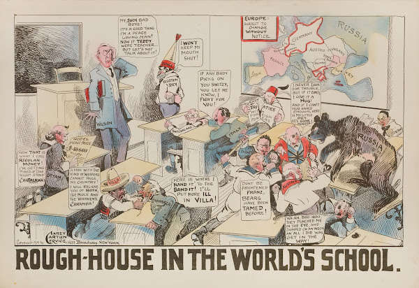 Rough house in the Worlds School 1914