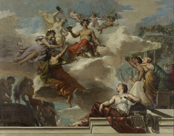 Le triomphe de Bacchus 1880