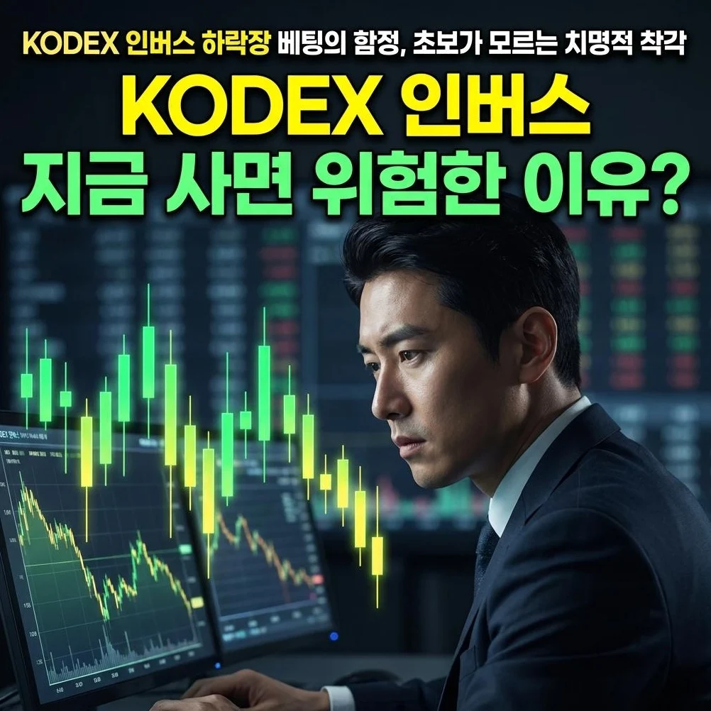 KODEX 인버스, 하락장에 베팅했다가 계좌 녹아내리는 초보들의 치명적 착각