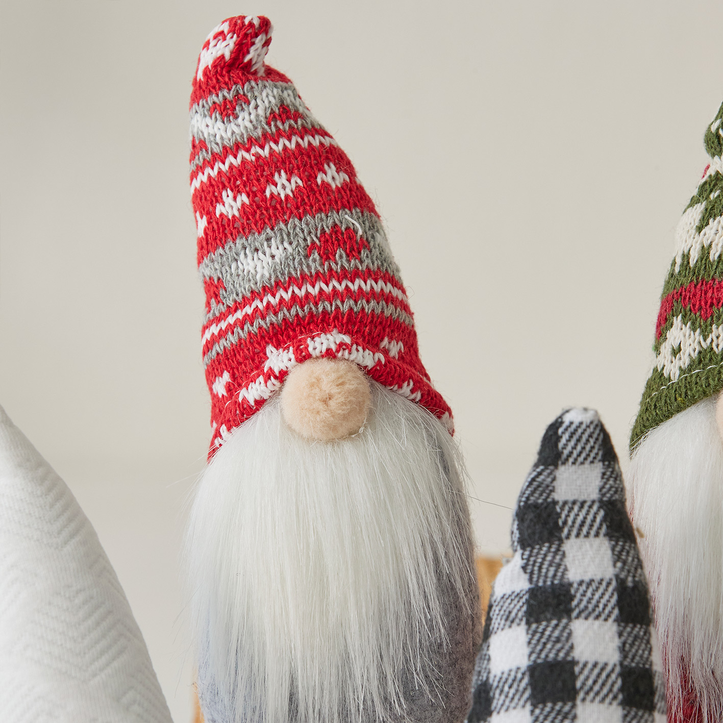 Christmas gnome figure with snowflake hat
