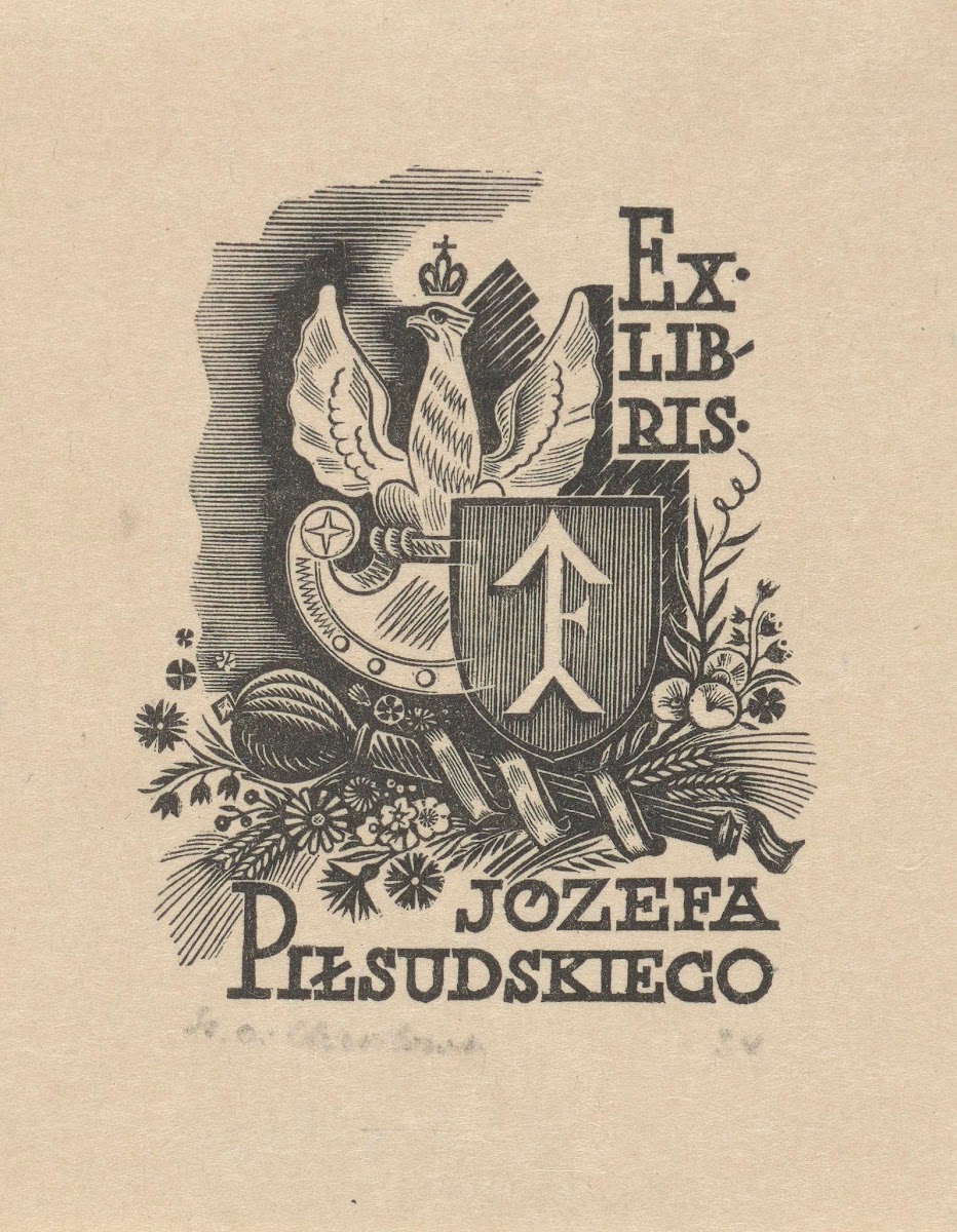 Ex libris Józefa Piłsudskiego 1934
