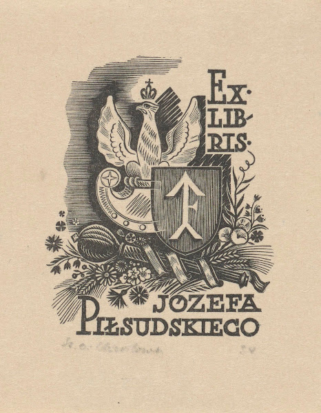 Ex libris Józefa Piłsudskiego 1934