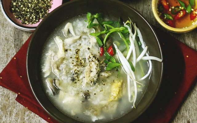 Cháo Cá Lóc Bằng Nồi Cơm Điện