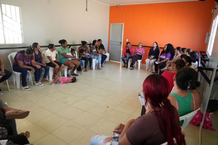 Participante Katiusce Souza comenta importância de informação sobre violência contra a mulher em Roraima