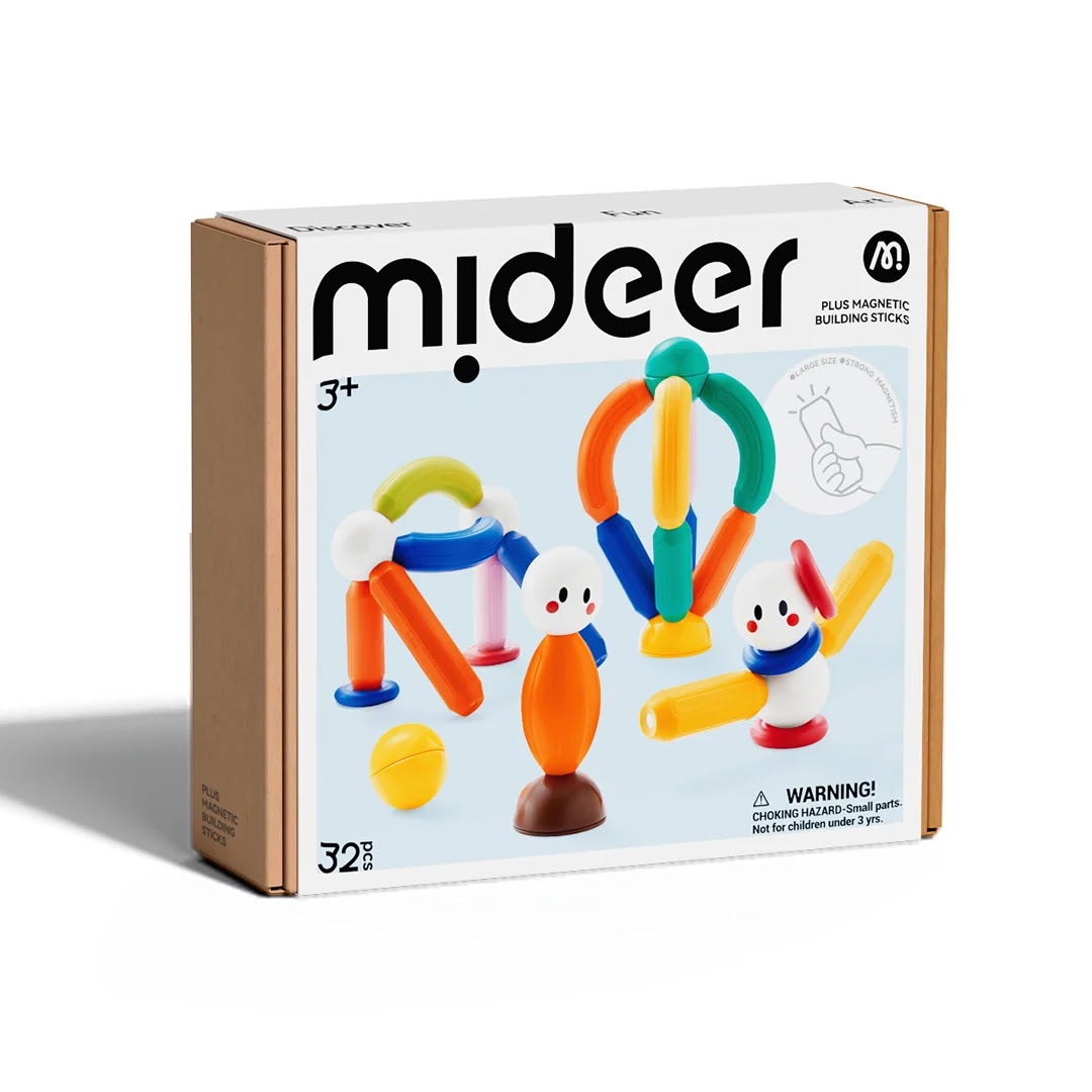 Mideer Growth PLUS Magnetic Rod 32PC