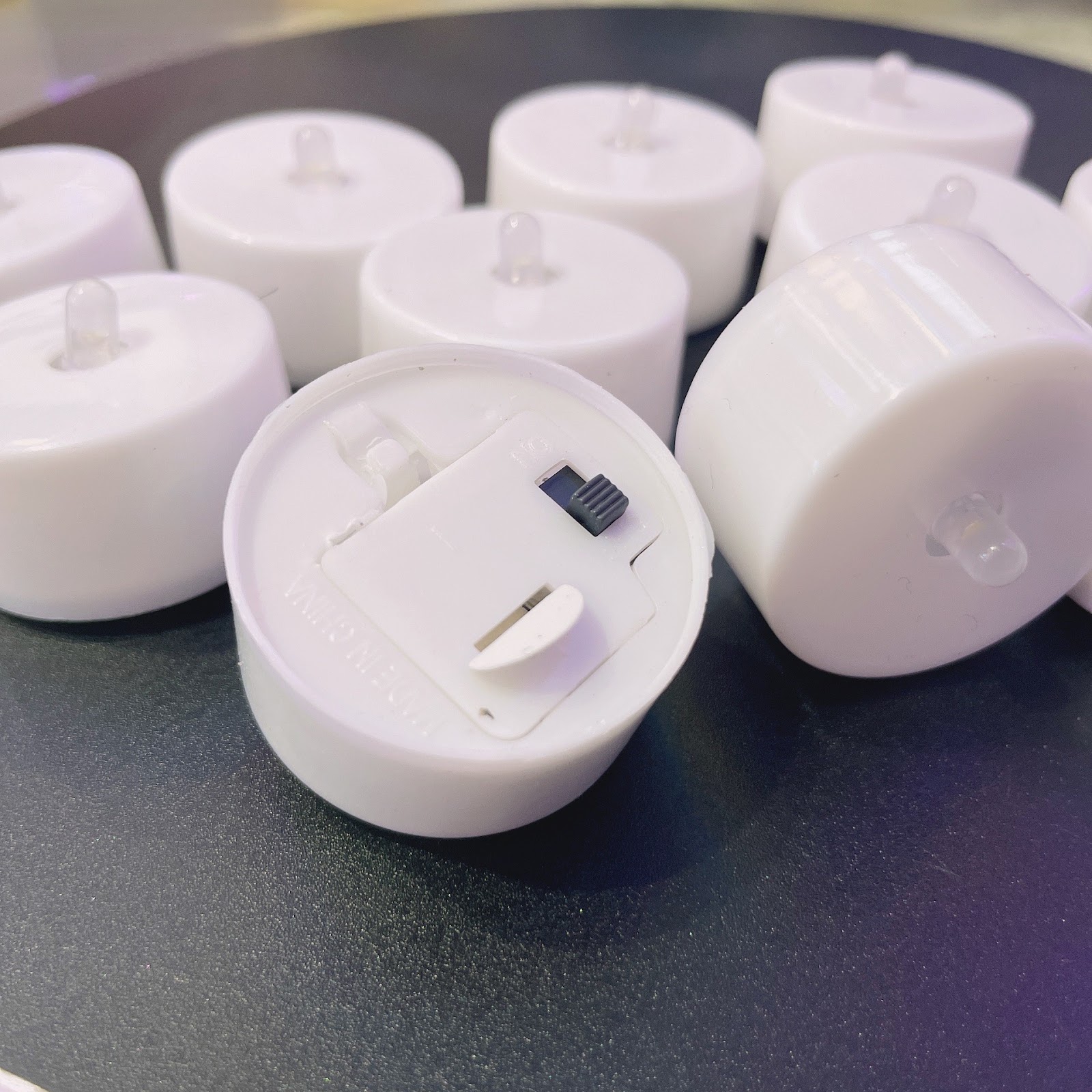 LED tea lights for ambient lighting