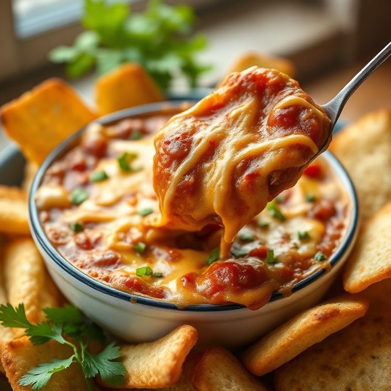 Cheesy Chili Dip Recipe Perfect for Game Day Snacks – Easy, Homemade & Melty