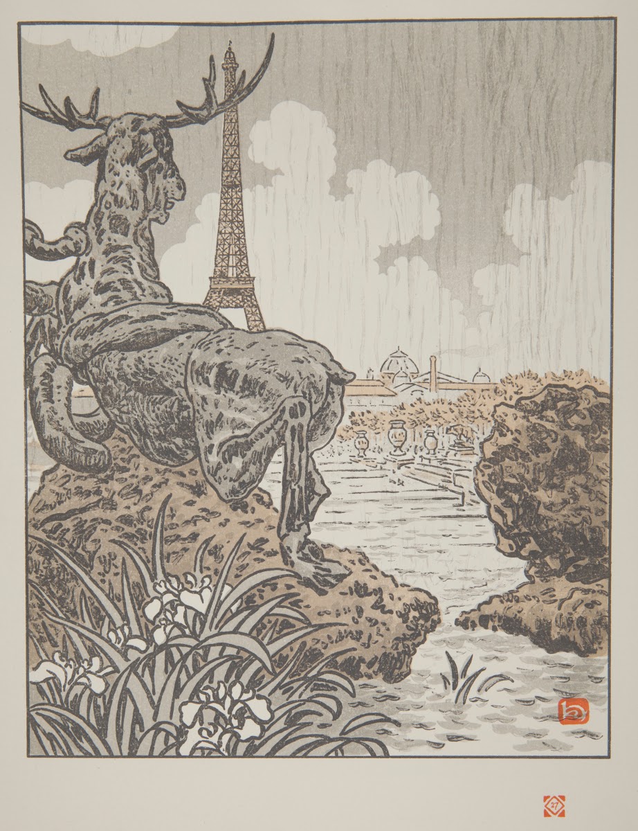 Derriere lelan de Fremiet Trocadero 1902