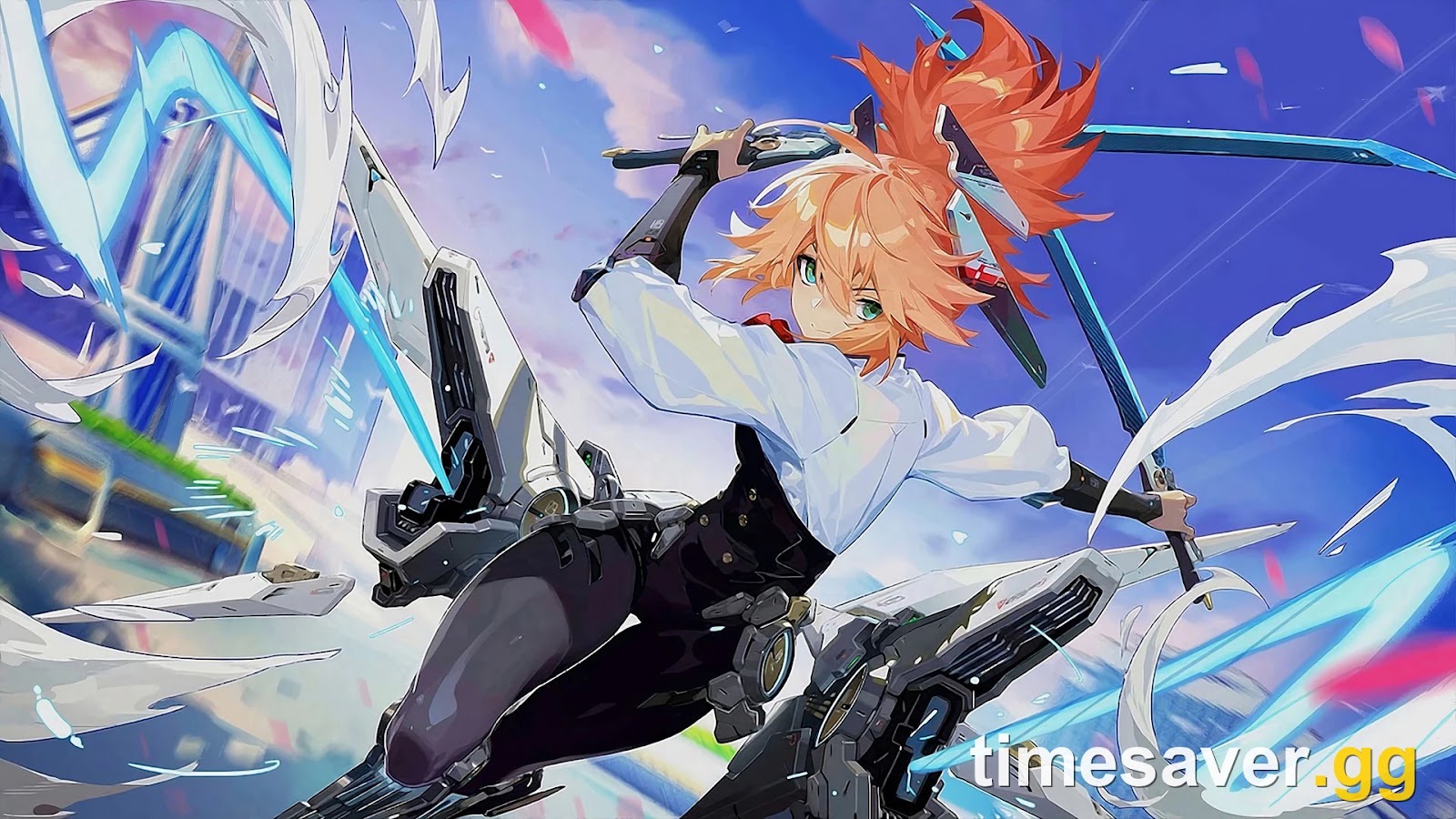 Fanny Blade of Kibou skin official splash art in Mobile Legends Bang Bang