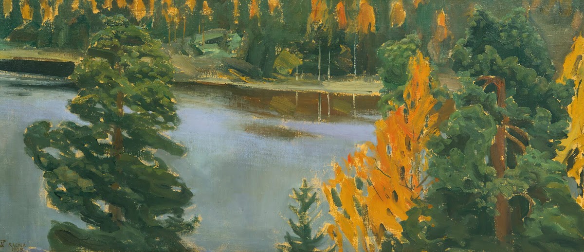 Lake View In Autumn 1905