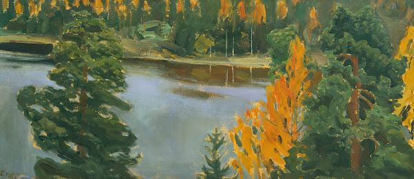 Lake View In Autumn 1905