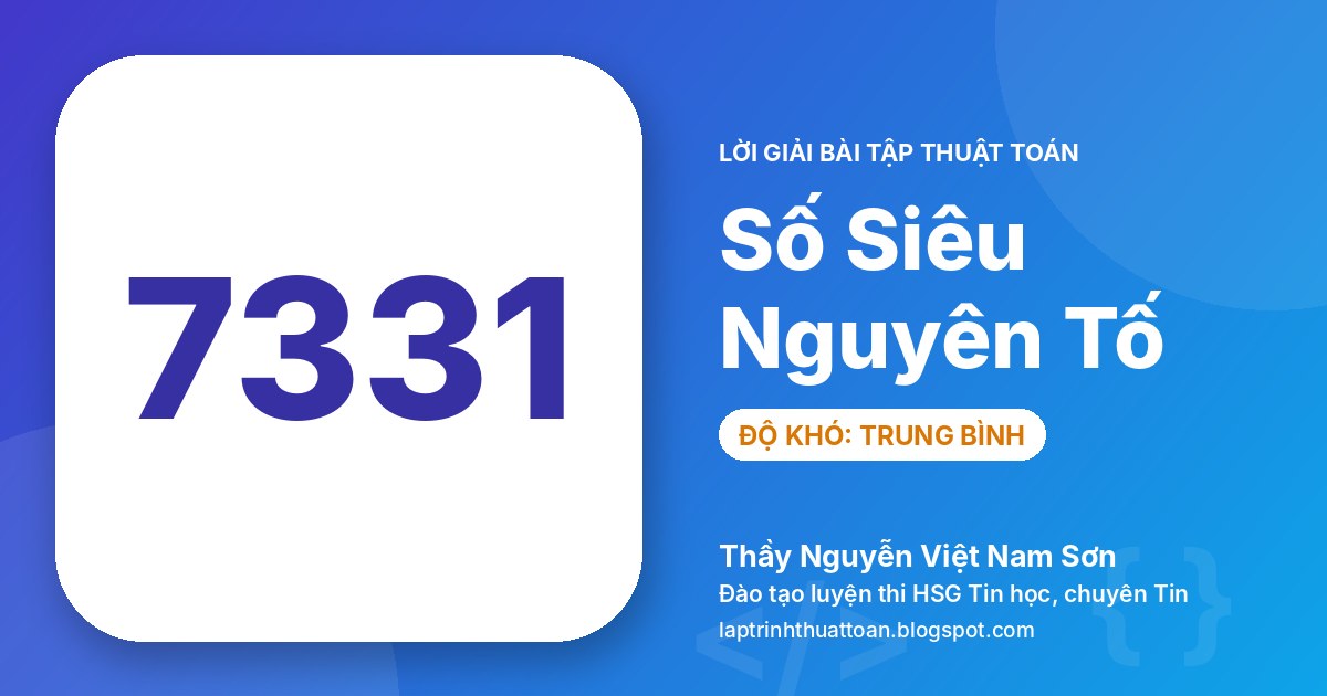 Số siêu nguyên tố (SPRIME)