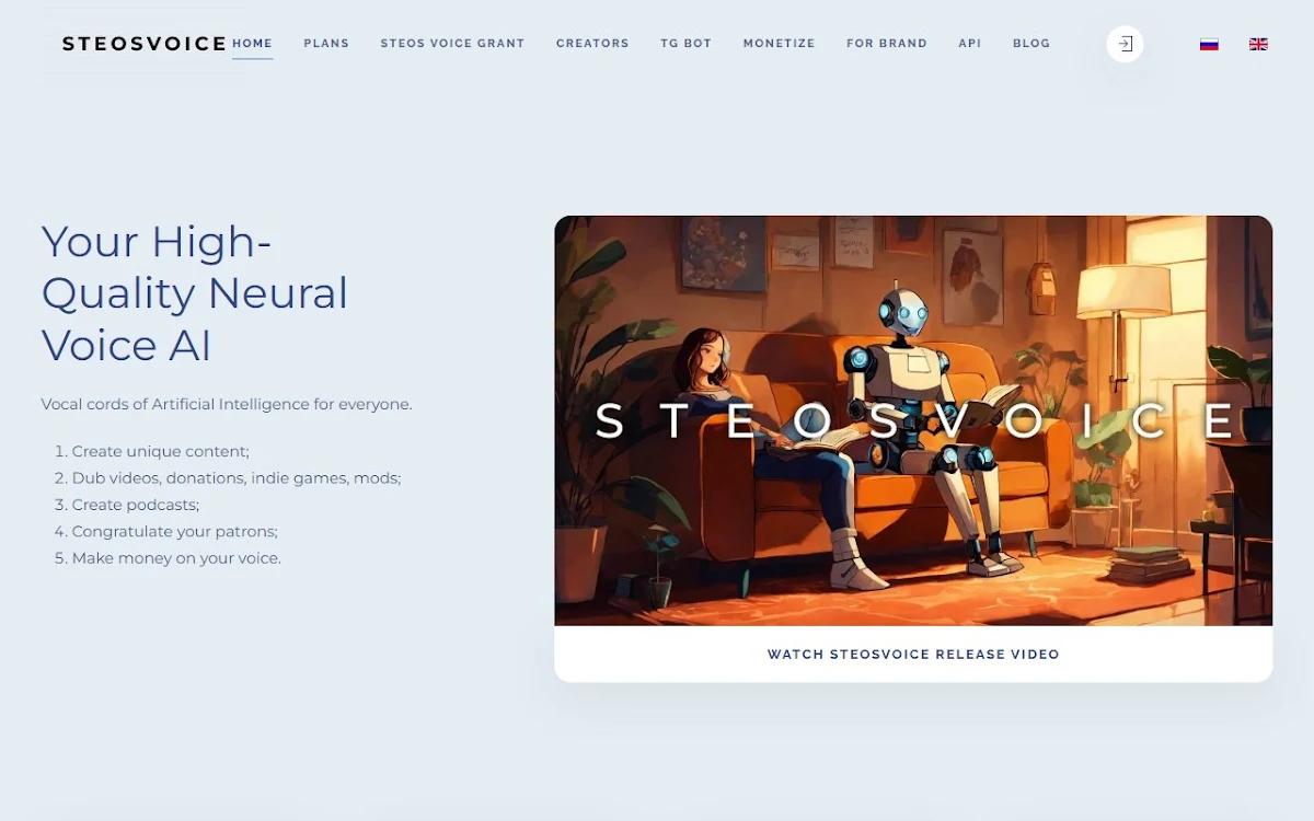 Captura de SteosVoice