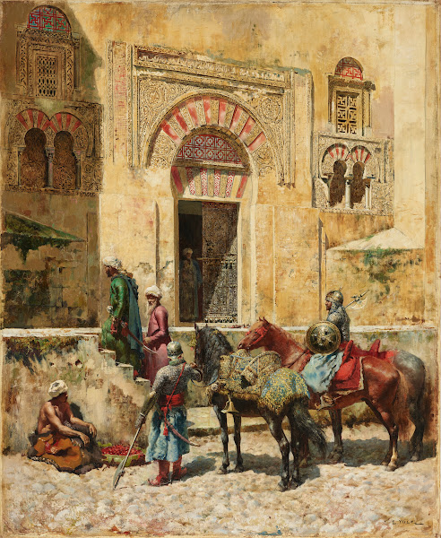 Entering the Mosque circa 1880