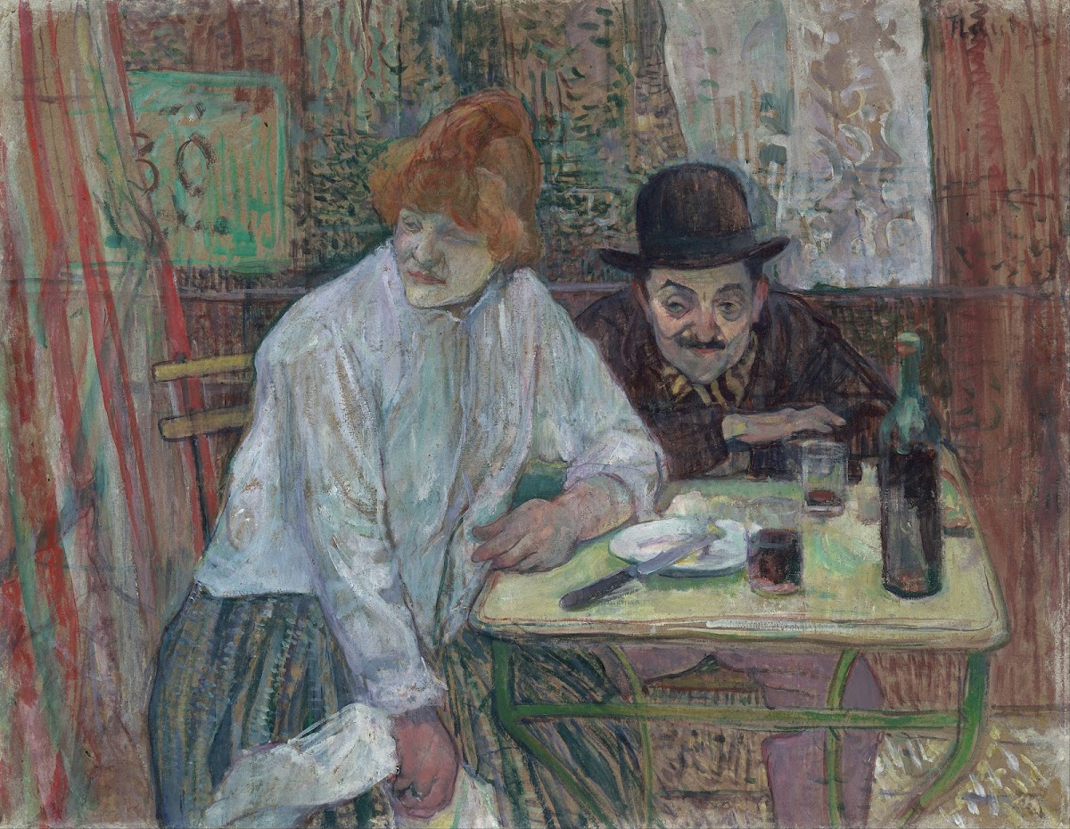 At the Café La Mie about 1891